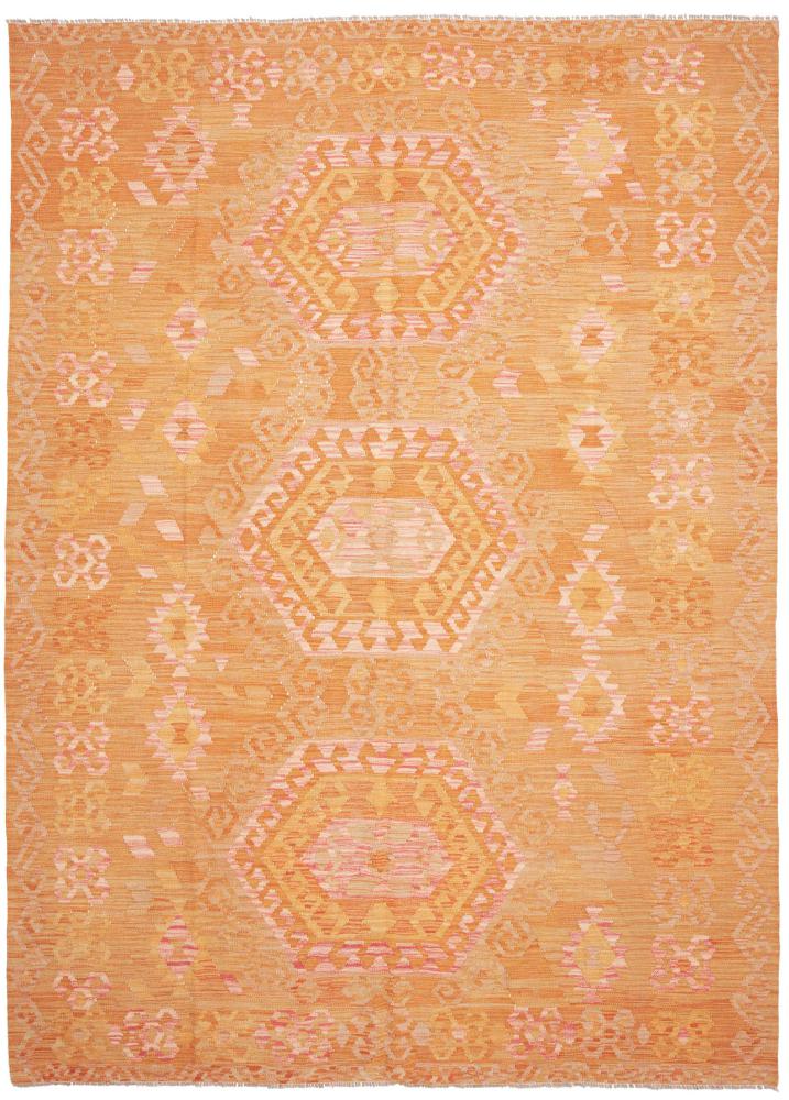 Afghan rug Kilim Afghan 9'7"x6'11" 9'7"x6'11", Persian Rug Woven by hand