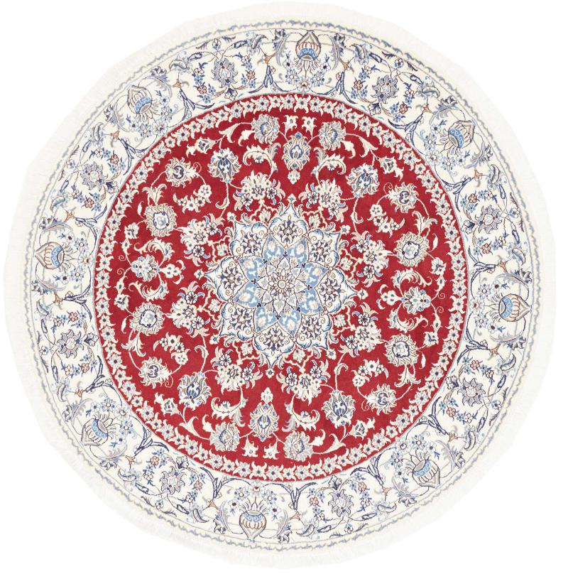 Alfombra persa Nain 209x203 209x203, Alfombra persa Anudado a mano