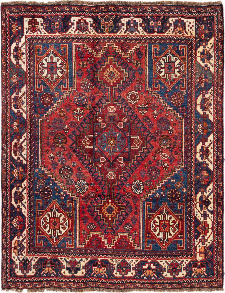 Perzisch tapijt Ghashghai 168x130 168x130, Perzisch tapijt Handgeknoopte