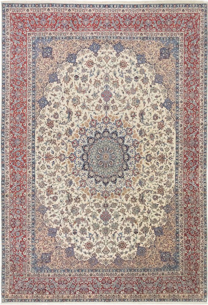 Perzisch tapijt Isfahan Semi Antiek Silk Zijdenkette 454x309 454x309, Perzisch tapijt Handgeknoopte