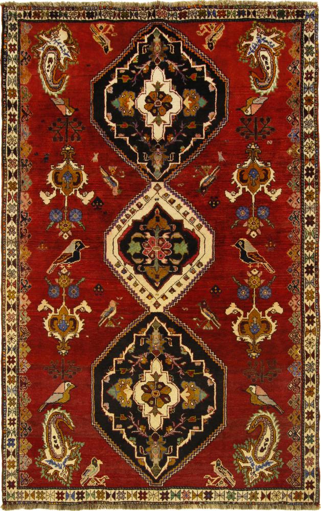 Alfombra persa Ghashghai 259x164 259x164, Alfombra persa Anudado a mano