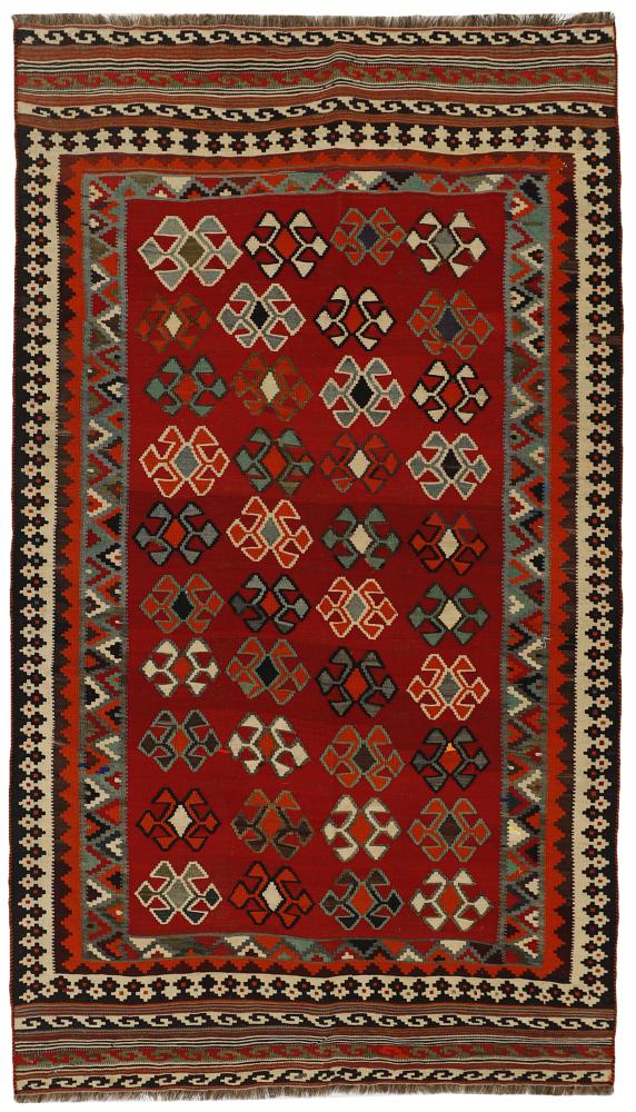 Tapis persan Kilim Fars 266x149 266x149, Tapis persan Tissé à la main