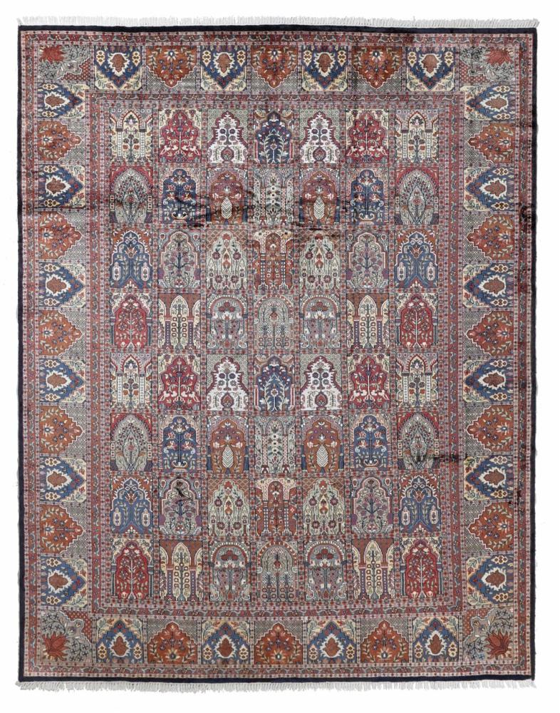 Tapis indien Agra Viskose 304x239 304x239, Tapis persan Noué à la main