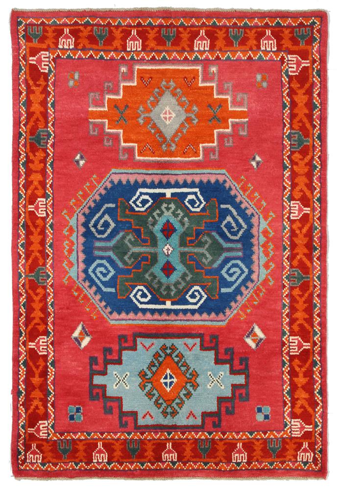 Pakistanilainen matto Kazak 191x128 191x128, Persialainen matto Käsinsolmittu