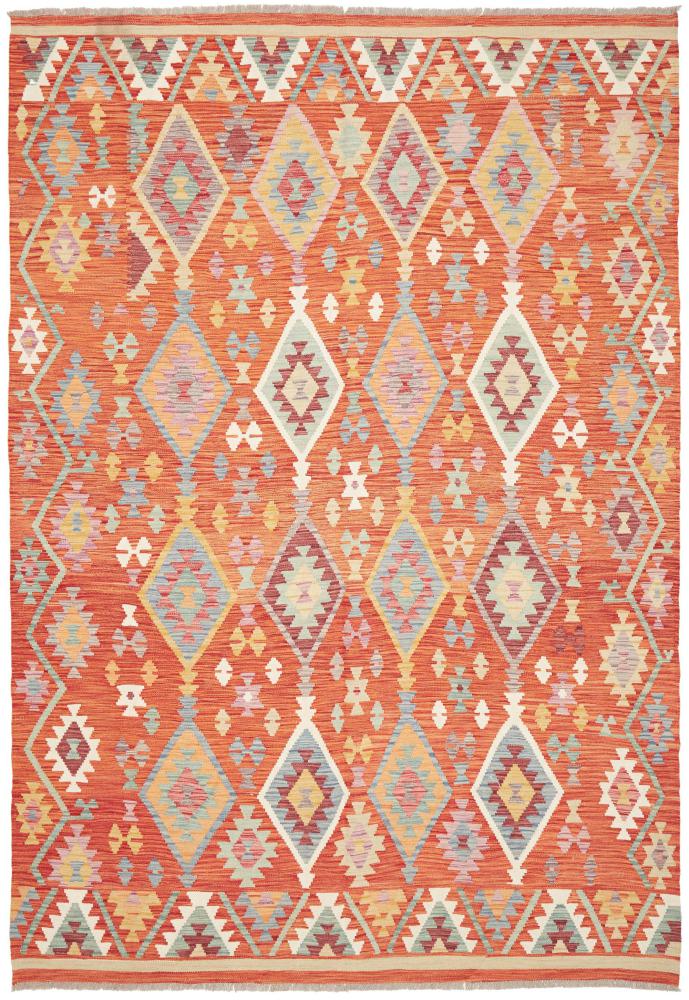 Afghan rug Kilim Afghan 289x198 289x198, Persian Rug Woven by hand