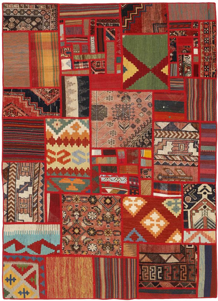 Perzsa szőnyeg Kilim Patchwork 199x141 199x141, Perzsa szőnyeg szőttesek