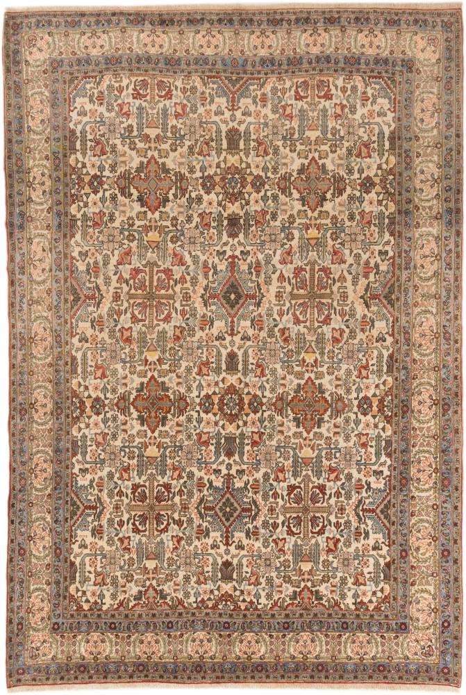 Tapis persan Ghom 326x221 326x221, Tapis persan Noué à la main