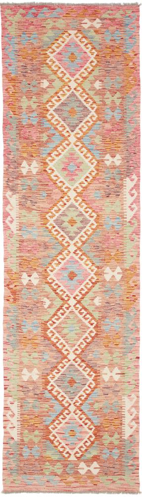 Tapete afegão Kilim Afegão 304x81 304x81, Tapete persa Tecido à mão