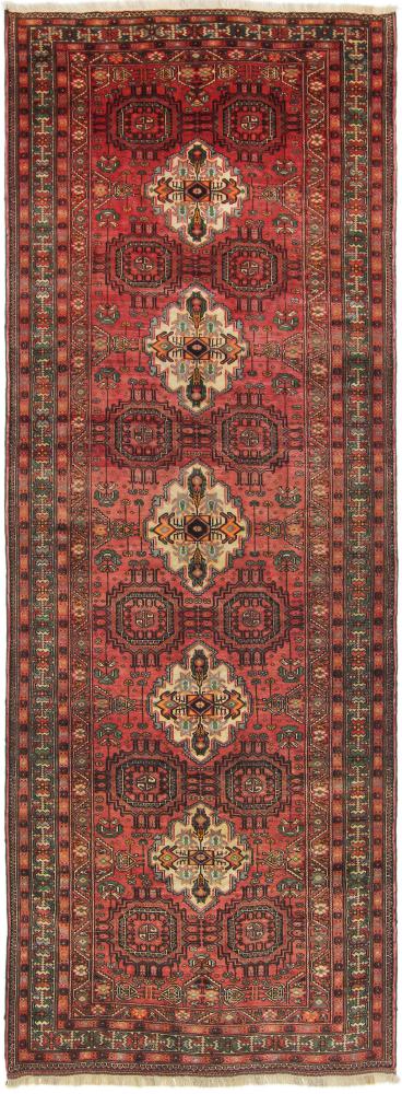 Persian Rug Turkaman 406x148 406x148, Persian Rug Knotted by hand
