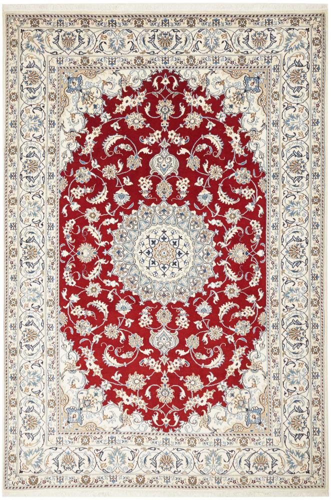 Tapis persan Naïn 301x201 301x201, Tapis persan Noué à la main