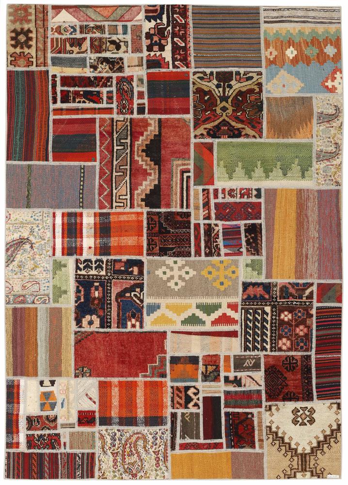 Tapete persa Kilim Patchwork 201x139 201x139, Tapete persa Tecido à mão