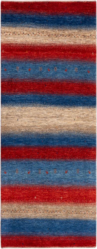 Persisk tæppe Perser Gabbeh Loribaft Essence 222x85 222x85, Persisk tæppe Håndknyttet