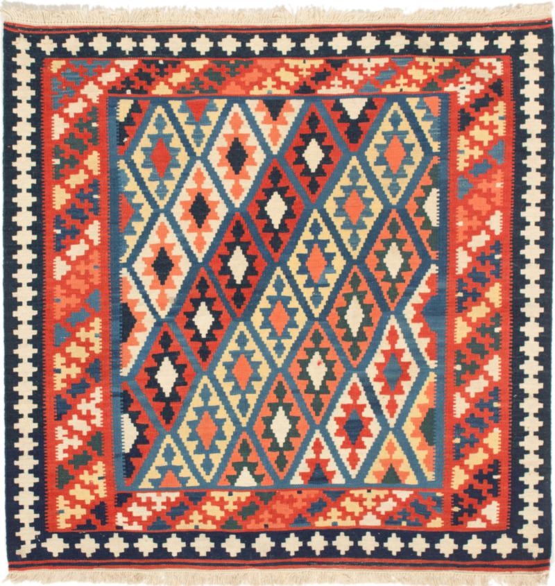 Tapete persa Kilim Fars 105x106 105x106, Tapete persa Tecido à mão