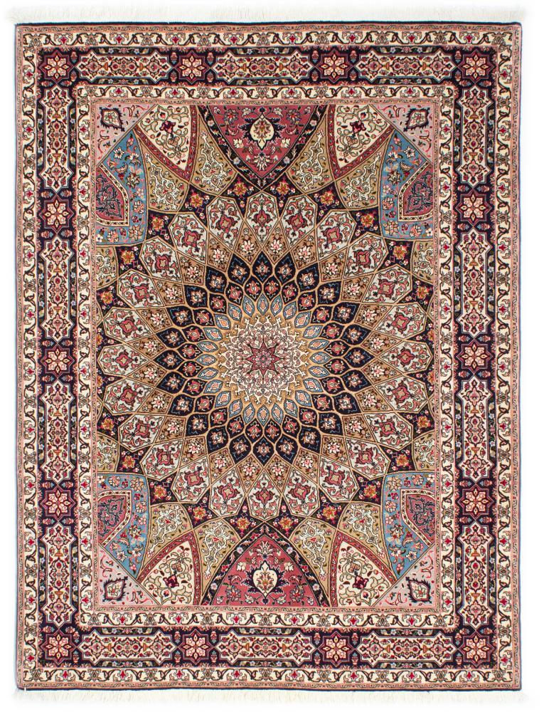 Perzsa szőnyeg Tabriz 50Raj 6'7"x5'0" 6'7"x5'0", Perzsa szőnyeg Kézzel csomózva