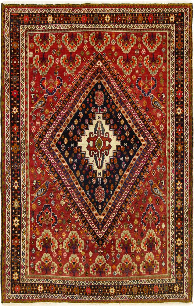  ペルシャ絨毯 Ghashghai 254x166 254x166,  ペルシャ絨毯 手織り