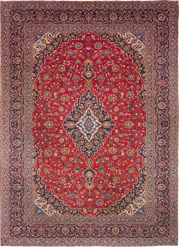 Alfombra persa Keshan 424x309 424x309, Alfombra persa Anudado a mano