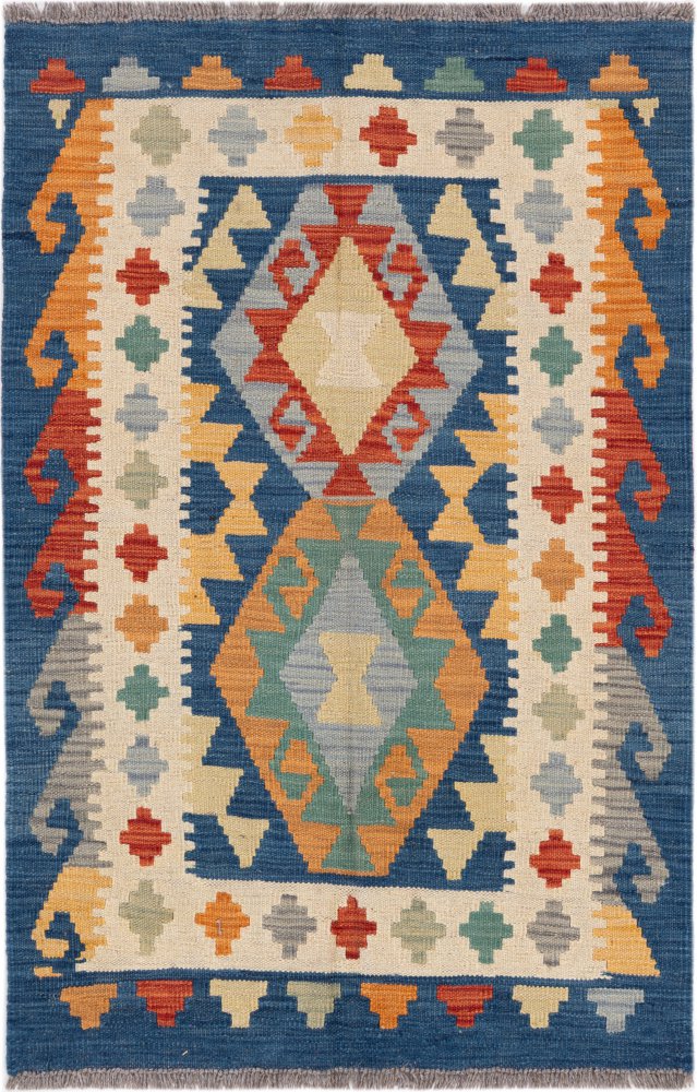 Tapis afghan Kilim Afghan 119x79 119x79, Tapis persan Tissé à la main