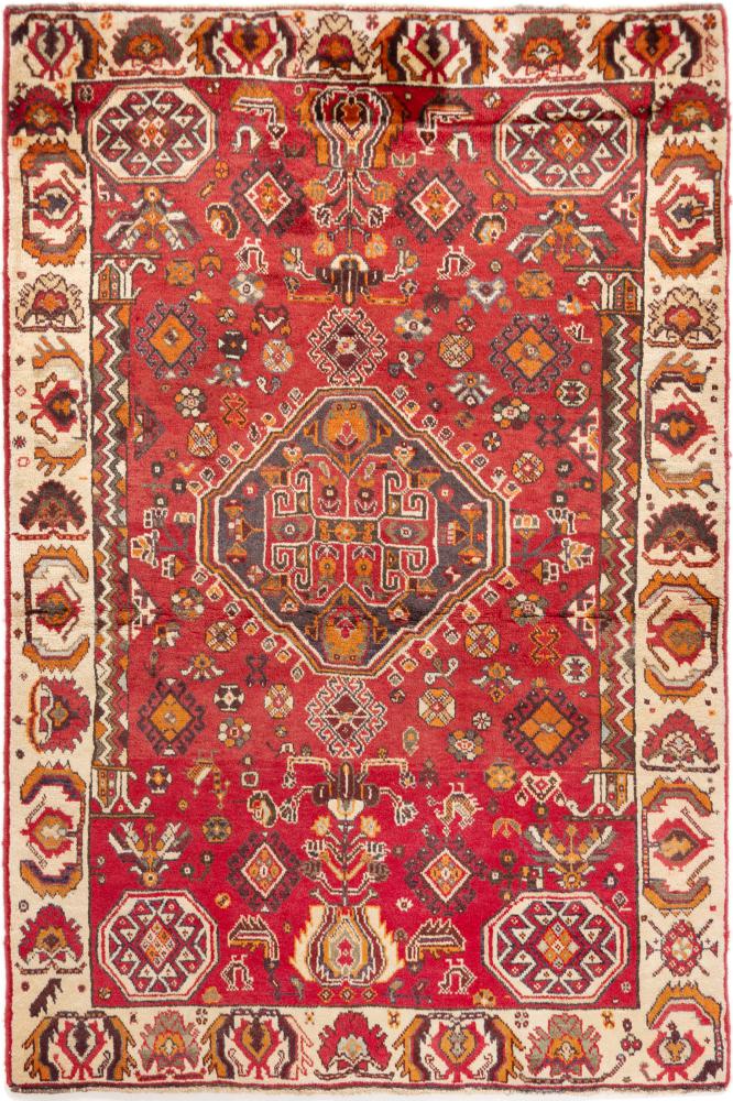 Tapis persan Ghashghai 170x114 170x114, Tapis persan Noué à la main