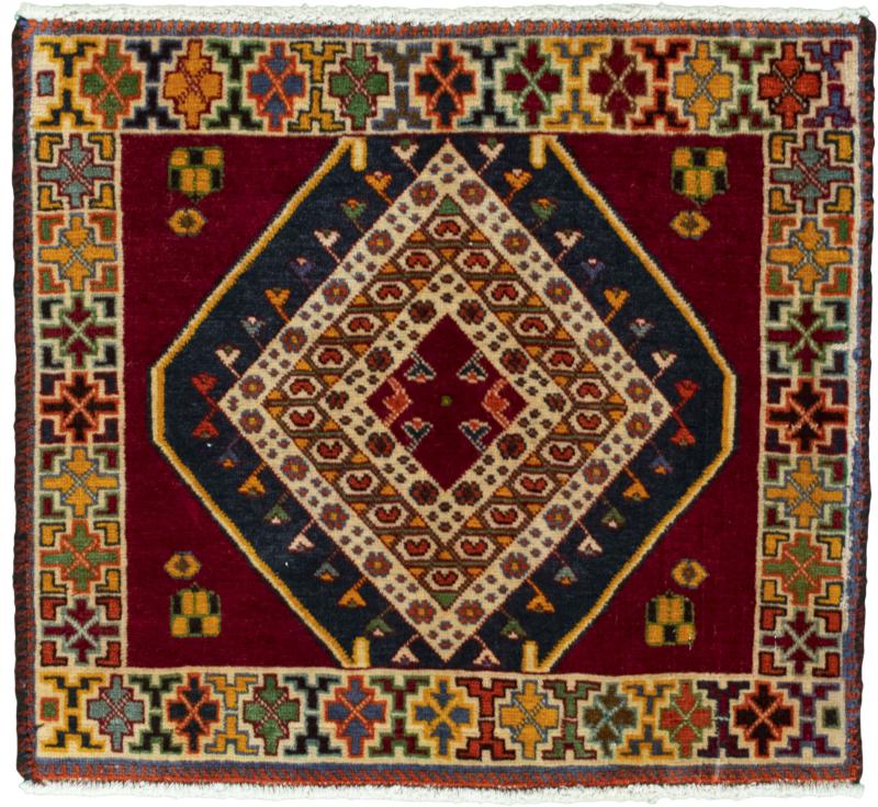 Tappeto persiano Shiraz 53x59 53x59, Tappeto persiano Annodato a mano