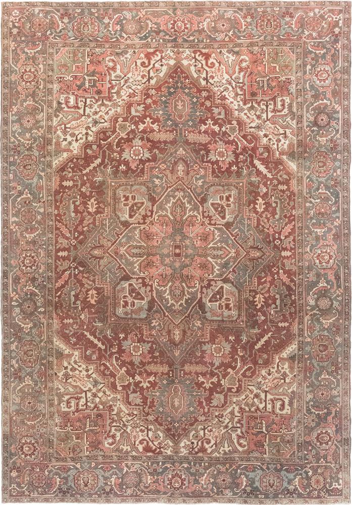 Persisk matta Heriz Antik 371x266 371x266, Persisk matta Knuten för hand