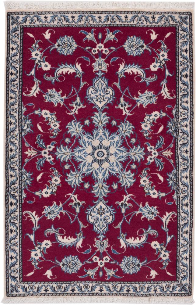 Tapis persan Naïn 138x89 138x89, Tapis persan Noué à la main