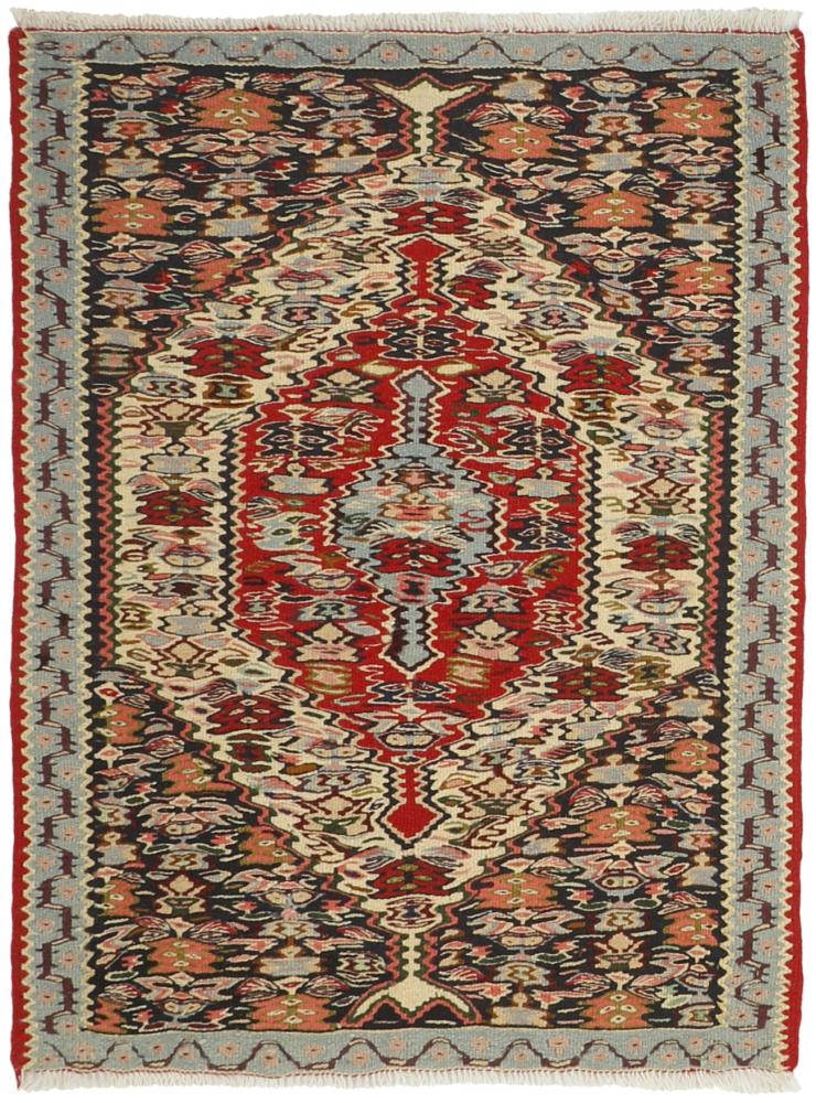 Tapete persa Kilim Senneh 97x75 97x75, Tapete persa Atado à mão