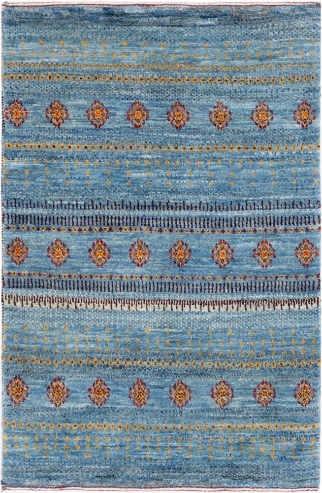 Tappeto persiano Persiano Gabbeh Loribaft Atelier 96x61 96x61, Tappeto persiano Annodato a mano