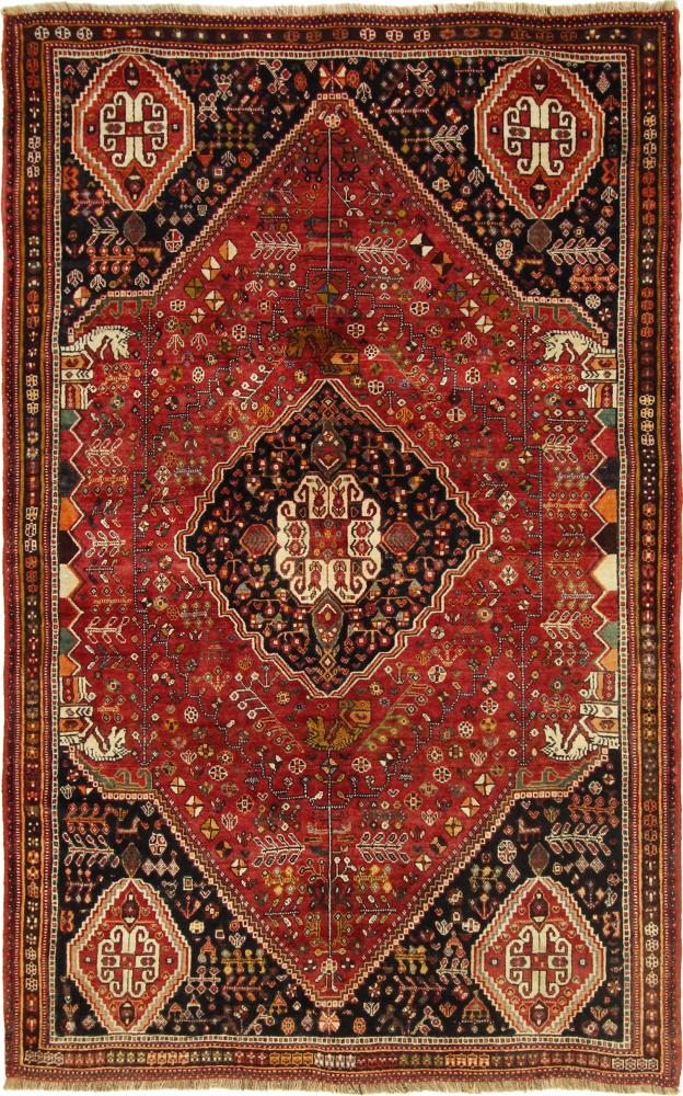 Persisk matta Ghashghai 249x156 249x156, Persisk matta Knuten för hand