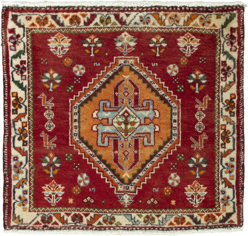 Persian Rug Shiraz 59x66 59x66, Persian Rug Knotted by hand