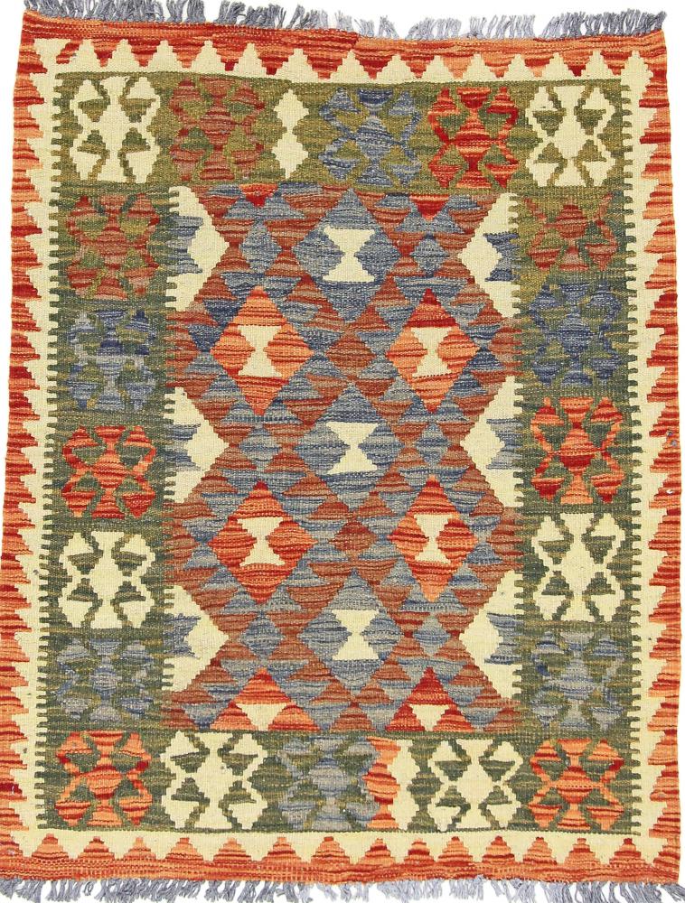 Tapete afegão Kilim Afegão 109x85 109x85, Tapete persa Tecido à mão