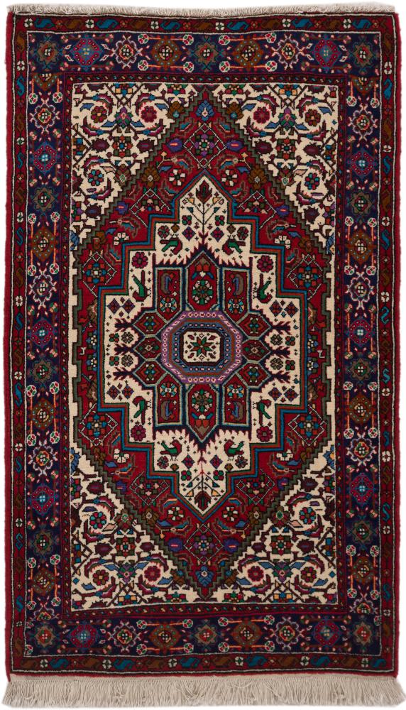 Tapis persan Gholtogh 133x76 133x76, Tapis persan Noué à la main