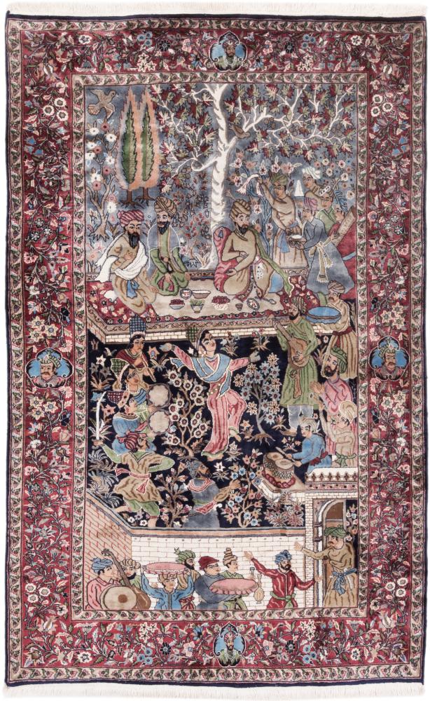 Indiaas tapijt Kasjmier 222x140 222x140, Perzisch tapijt Handgeknoopte