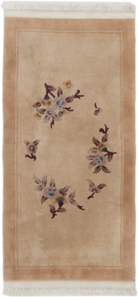 Chinese rug China 135x68 135x68, Persian Rug Knotted by hand