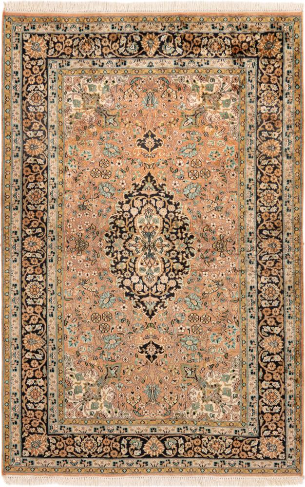 Indiaas tapijt Kasjmier Zijde 188x124 188x124, Perzisch tapijt Handgeknoopte