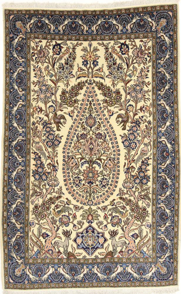 Persian Rug Qum 216x137 216x137, Persian Rug Knotted by hand