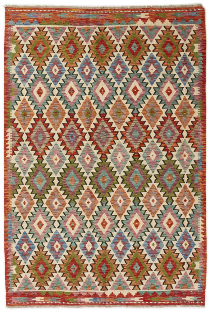 Alfombra afgana Kilim Afghan 248x169 248x169, Alfombra persa Tejido a mano