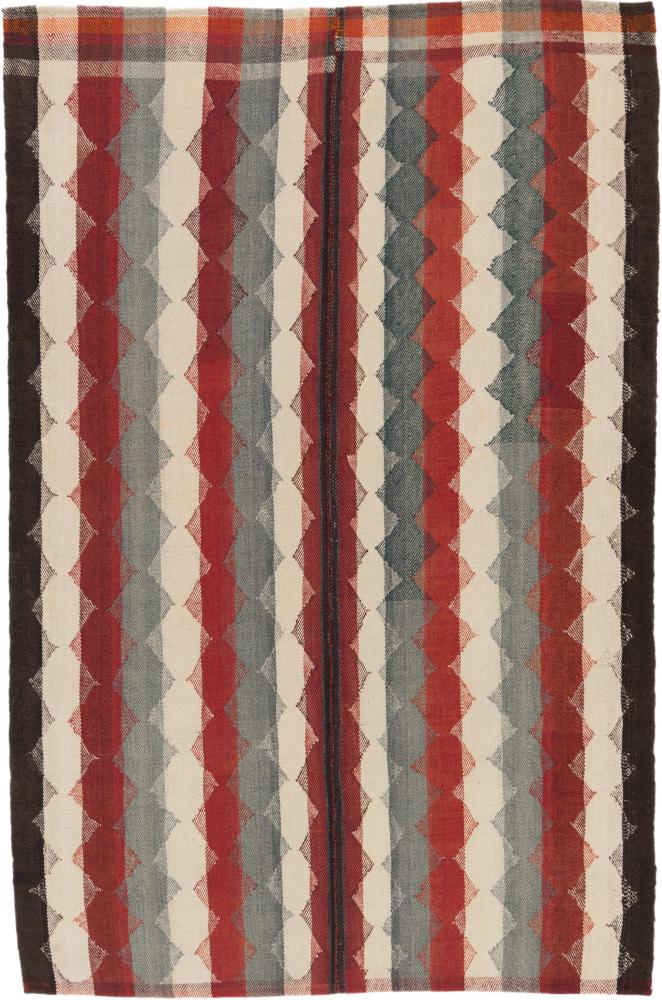 Persian Rug Kilim Fars 196x130 196x130, Persian Rug Woven by hand