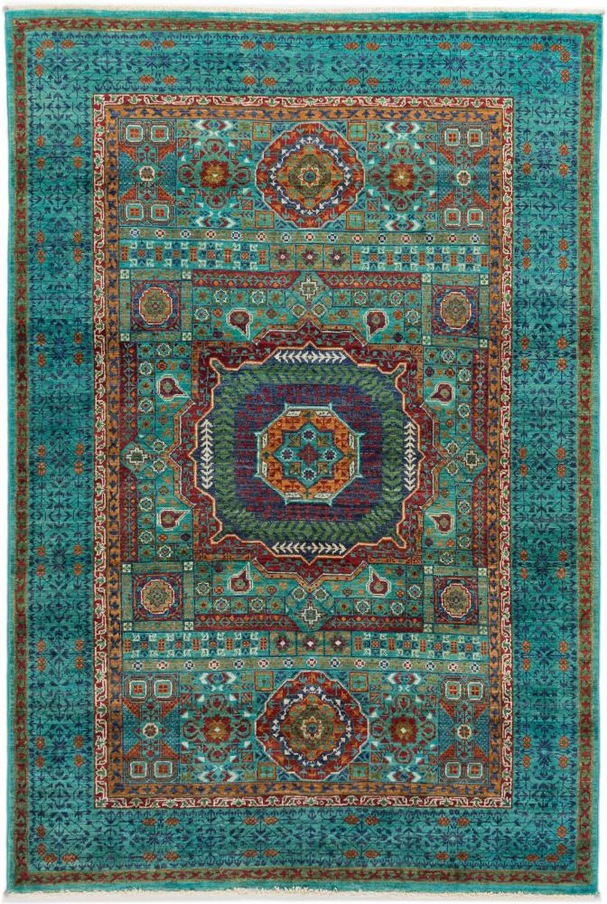 Afghan rug Mamluk 185x124 185x124, Persian Rug Knotted by hand