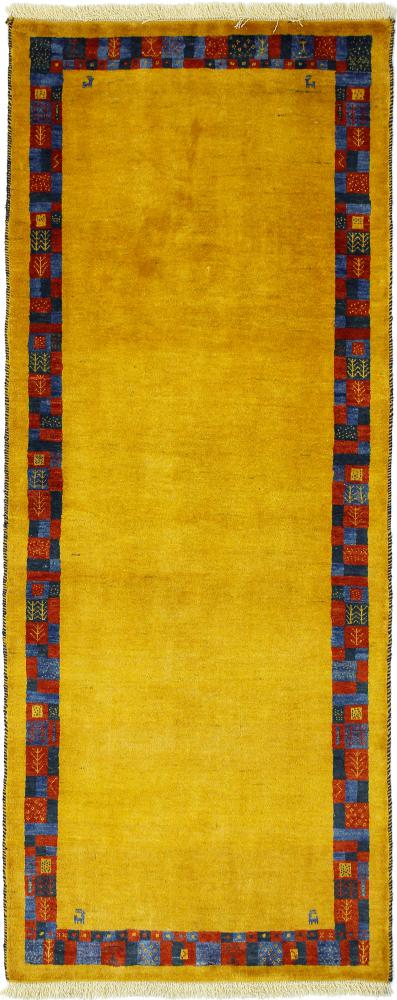 Persian Rug Persian Gabbeh Loribaft 201x79 201x79, Persian Rug Knotted by hand