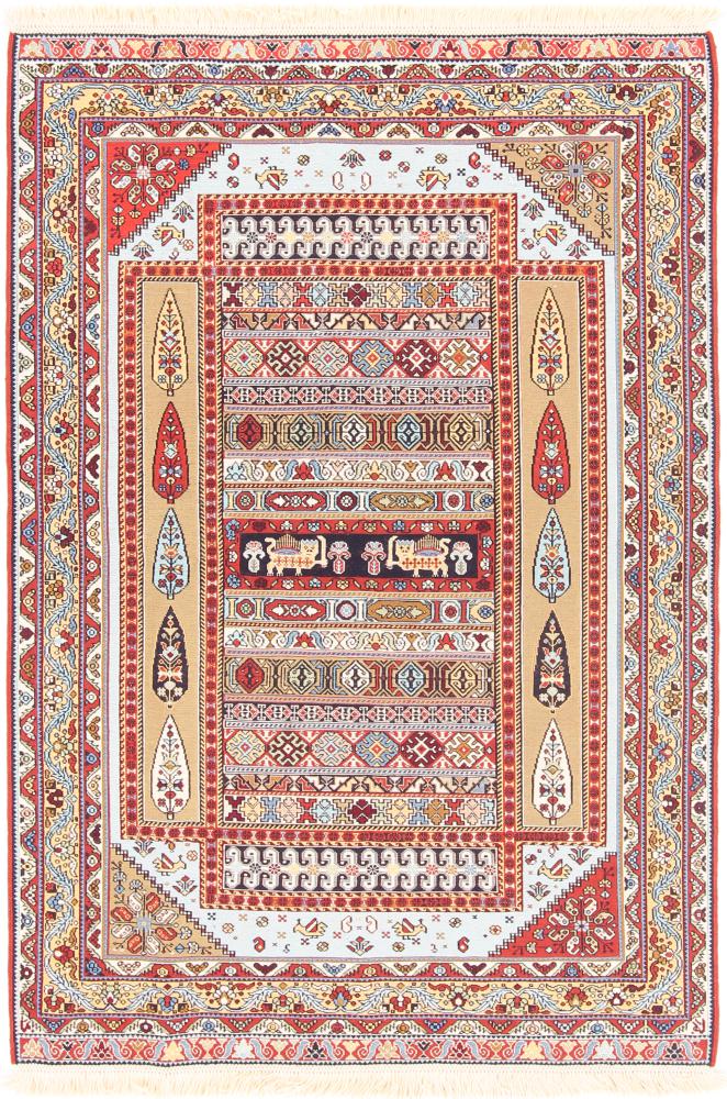 Tapete persa Kilim Soozani 152x101 152x101, Tapete persa Tecido à mão