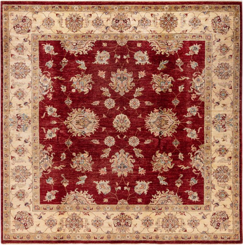 パキスタンのカーペット Ziegler ファラハン 202x202 202x202,  ペルシャ絨毯 手織り