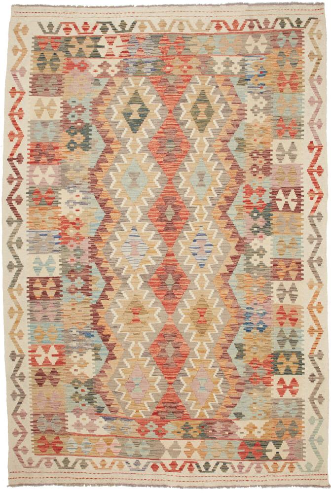 Tapete afegão Kilim Afegão 256x172 256x172, Tapete persa Tecido à mão