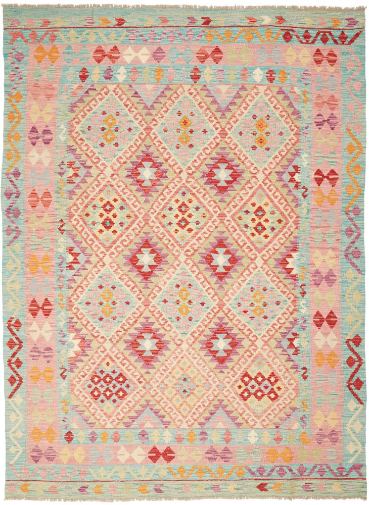 Afghanischer Teppich Kelim Afghan 242x179 242x179, Perserteppich Handgewebt