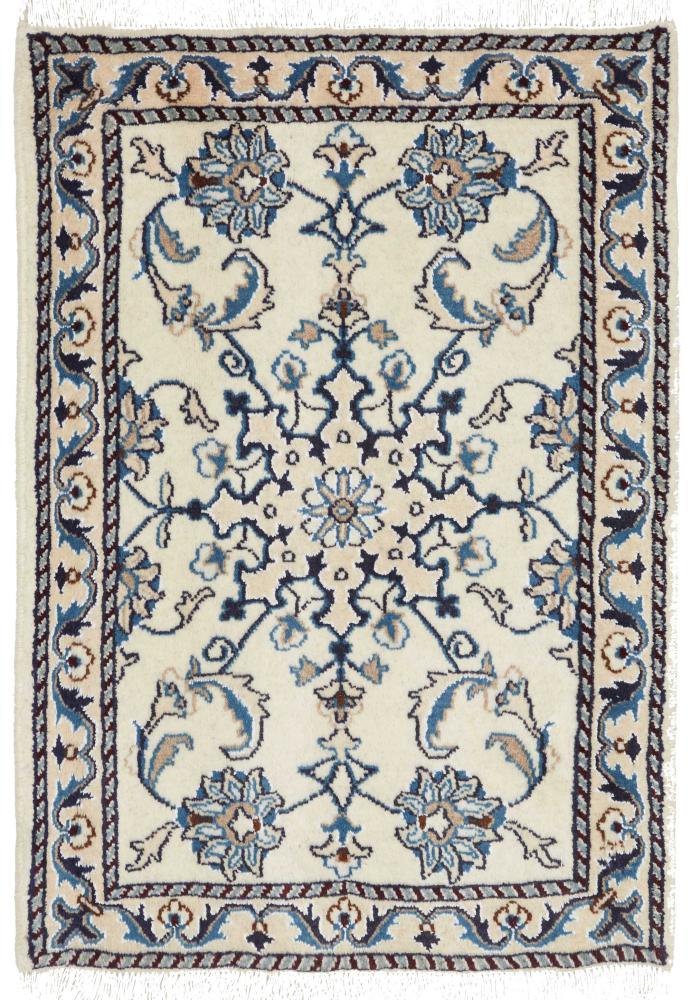 Tapis persan Naïn 91x59 91x59, Tapis persan Noué à la main