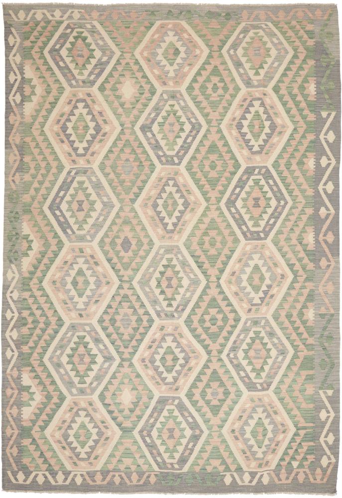 Afghanischer Teppich Kelim Afghan 9'10"x6'10" 9'10"x6'10", Perserteppich Handgewebt