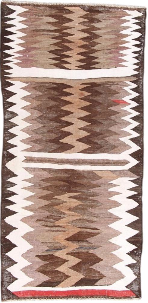 Perserteppich Kelim Fars 223x104 223x104, Perserteppich Handgewebt