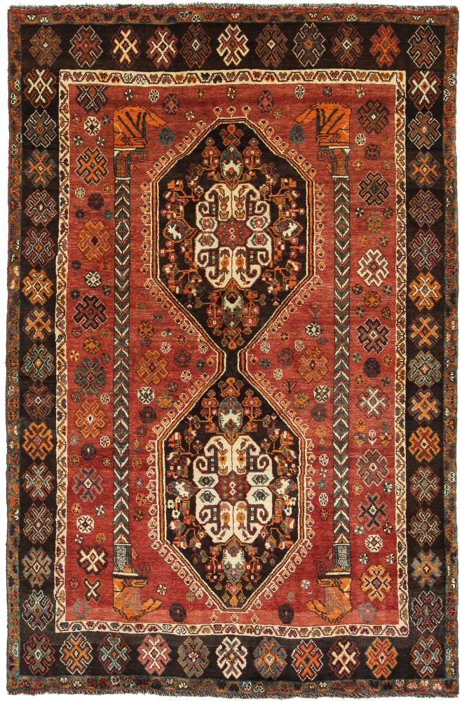 Persisk tæppe Ghashghai 238x155 238x155, Persisk tæppe Knyttet i hånden