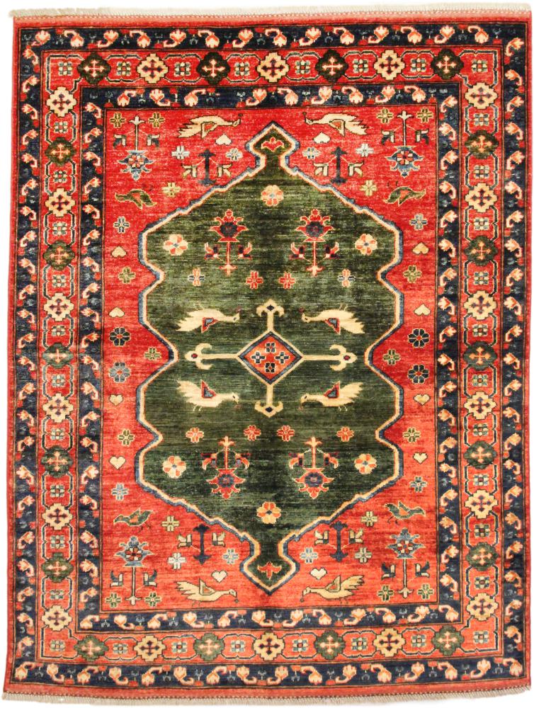 Afghan rug Ozbeki 196x149 196x149, Persian Rug Knotted by hand