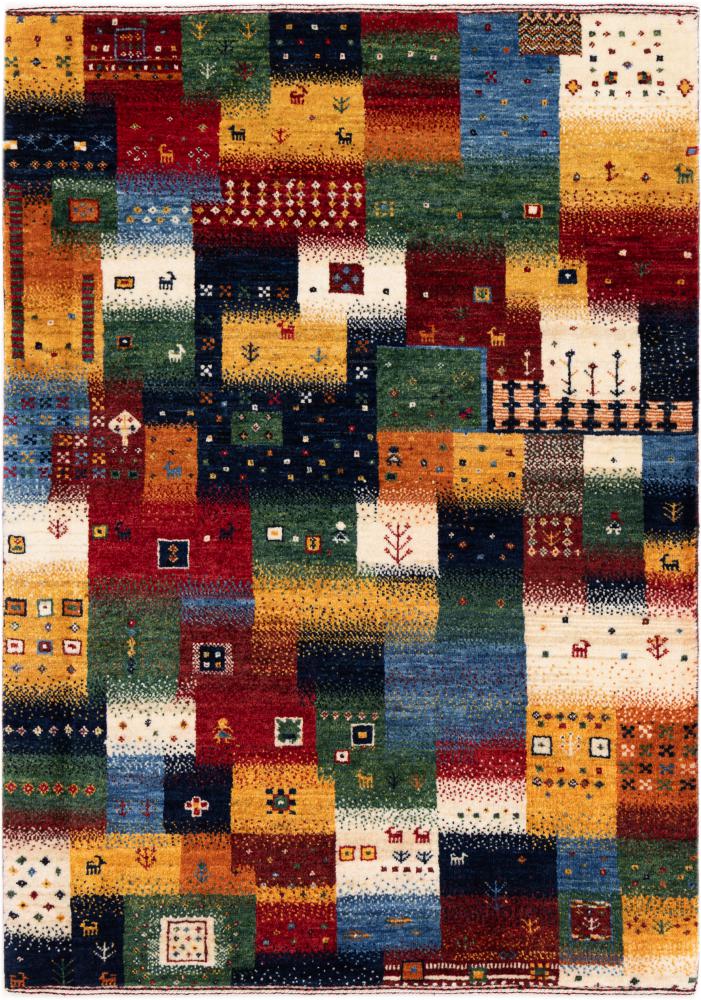 Perzisch tapijt Perzisch Gabbeh Loribaft Nowbaft 130x93 130x93, Perzisch tapijt Handgeknoopte