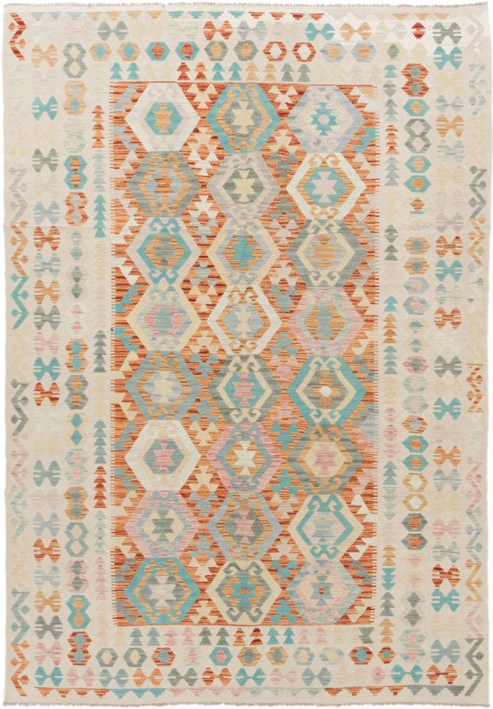 Tapete afegão Kilim Afegão 293x205 293x205, Tapete persa Tecido à mão